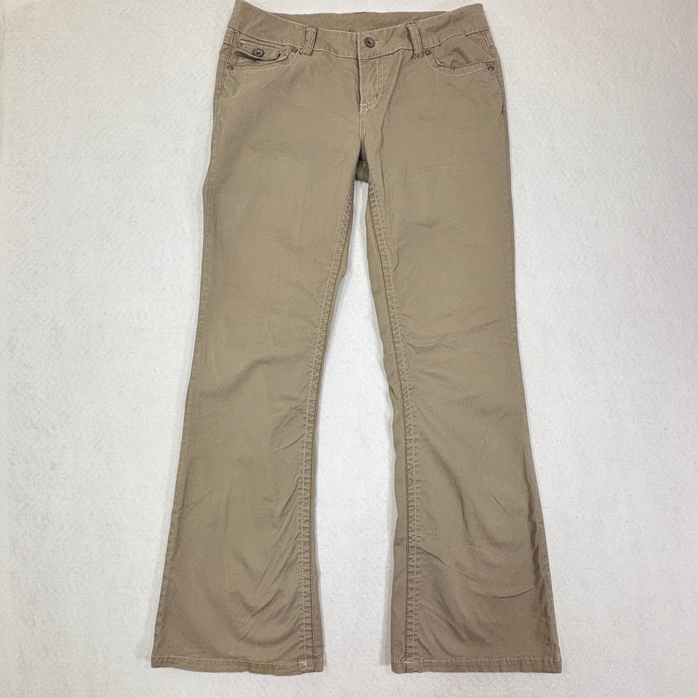 Vanity Bootcut Pants Size 9 Low Rise‎ Stretch Cotton Y2K Western